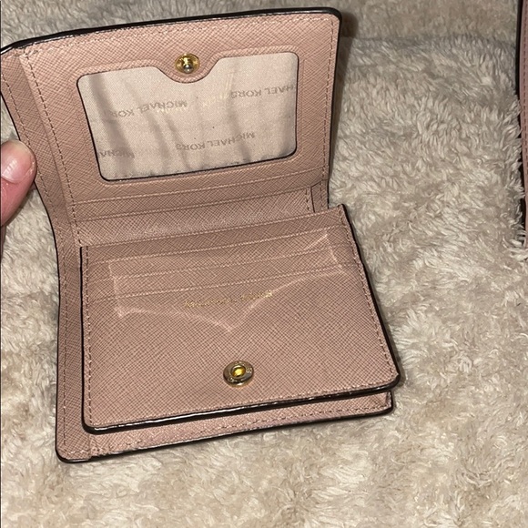 Michael Kors pink mini purse and pink wallet - Picture 3 of 5